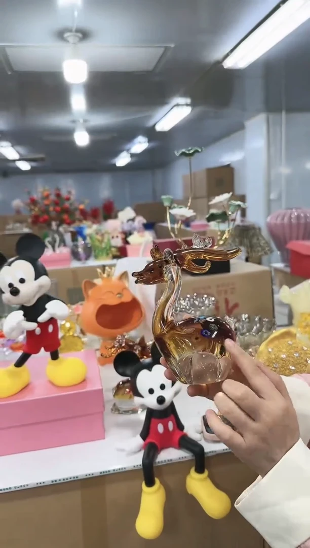 花间集水晶琉璃摆件666