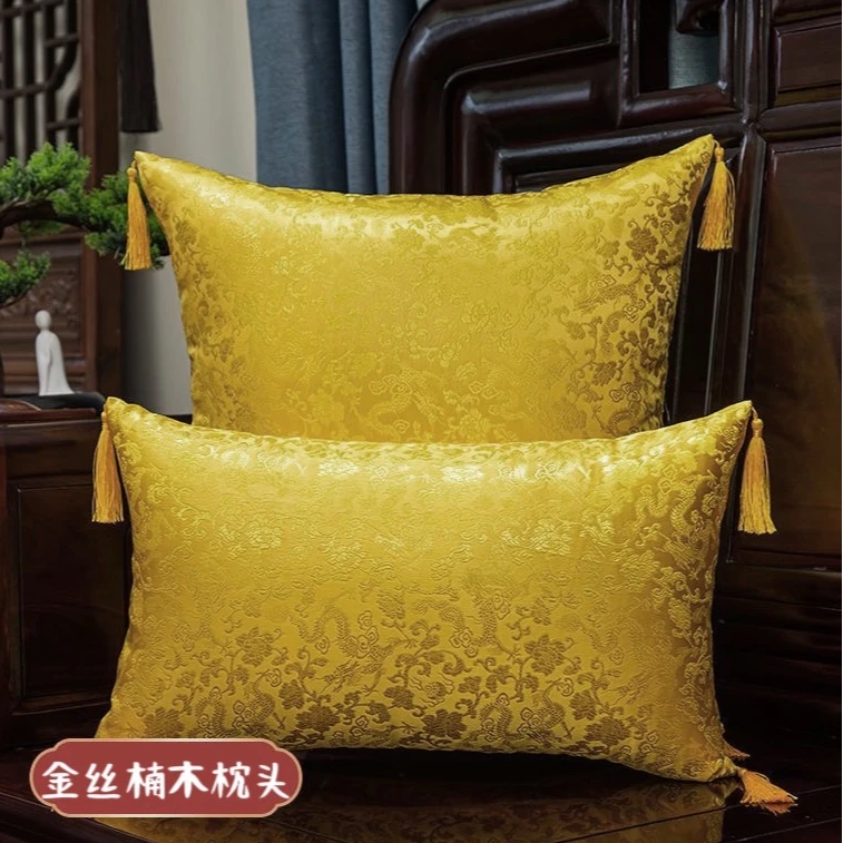 【大鹏专属】RZ0519金丝楠木枕头 （一对）