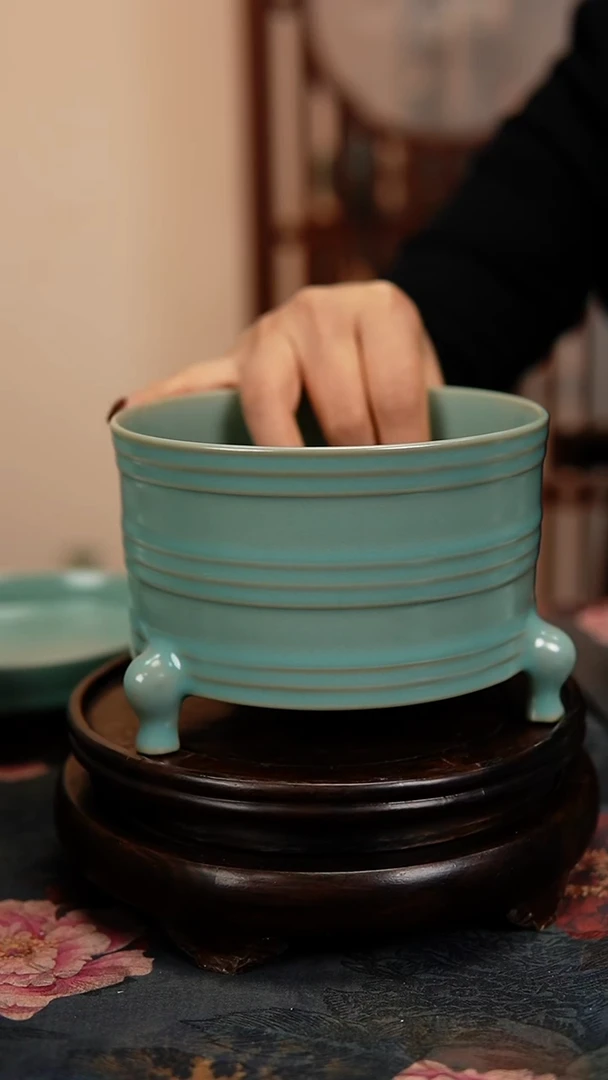 瓷片原产地原矿釉汝瓷