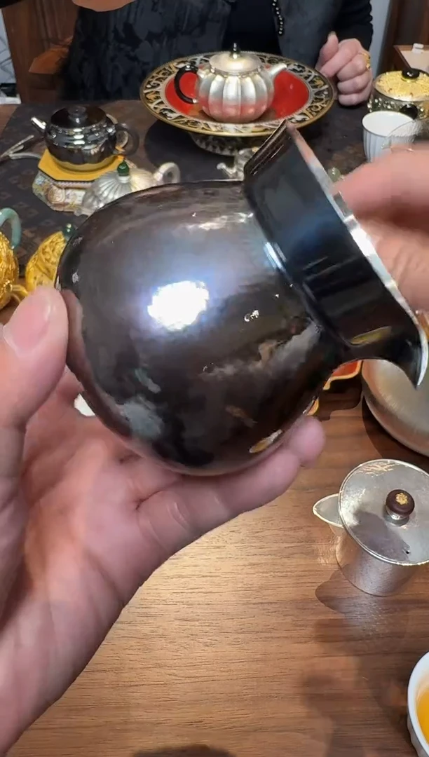 【闪购商品】'呆坐 整敲掐丝玄紫天阔侧把公杯