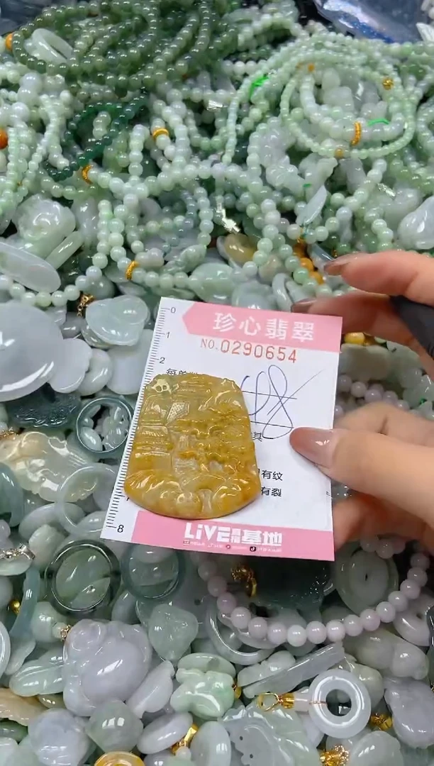 翡翠未镶嵌颈饰闪购0290654