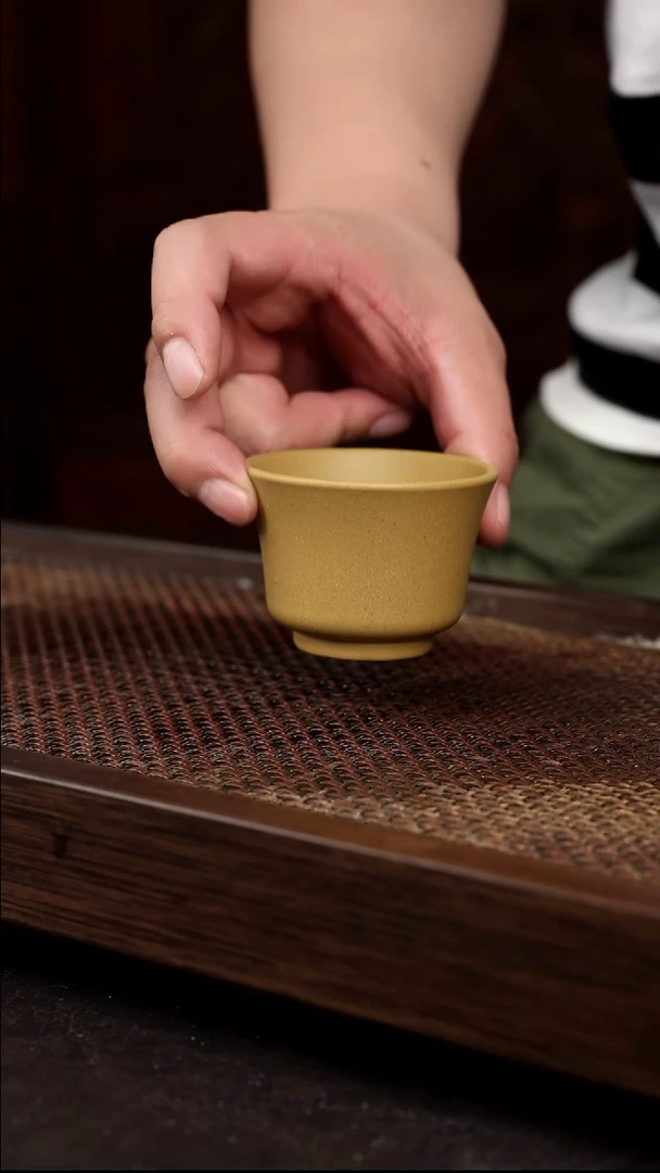 茶壶紫砂黄金段铃铛杯