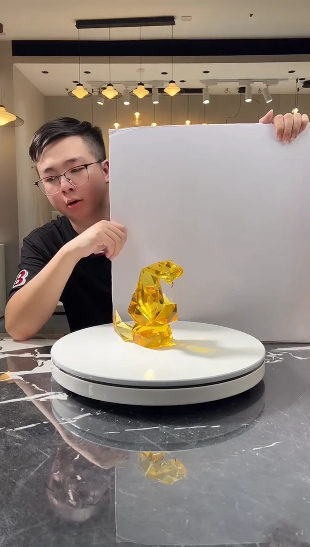 摆件巴比特美学-小号金色钻蛇纳福