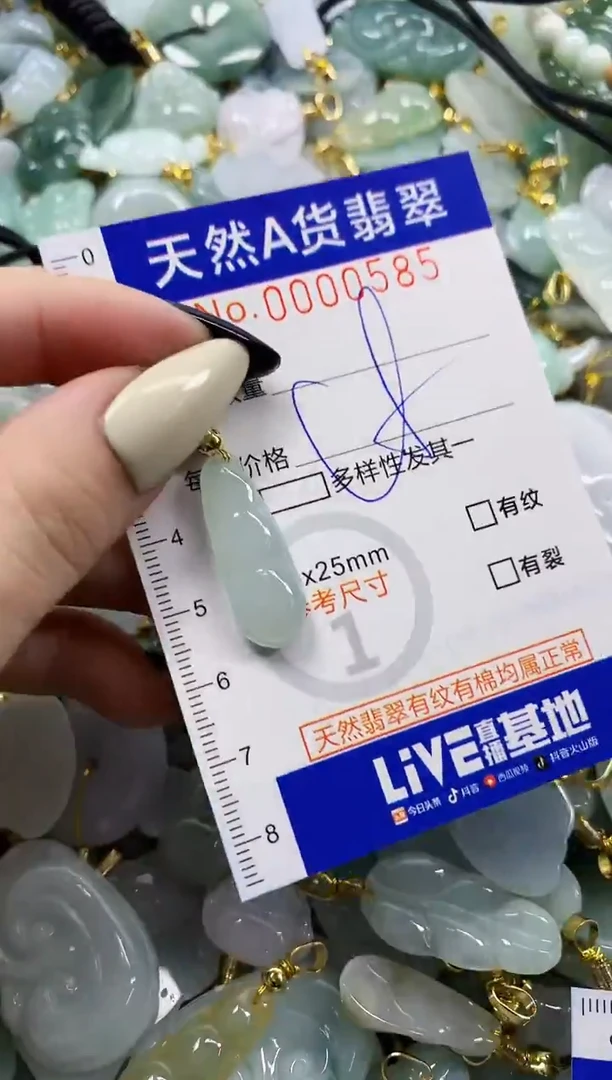 颈饰未镶嵌翡翠天然A货翡翠