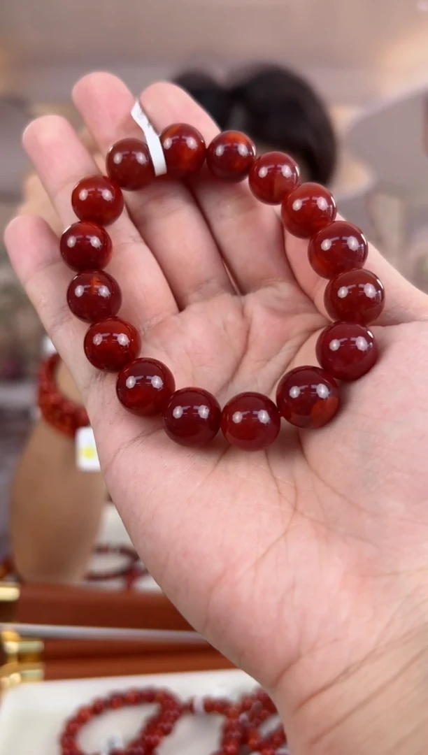 未镶嵌单圈南红玛瑙@t08013@13MM