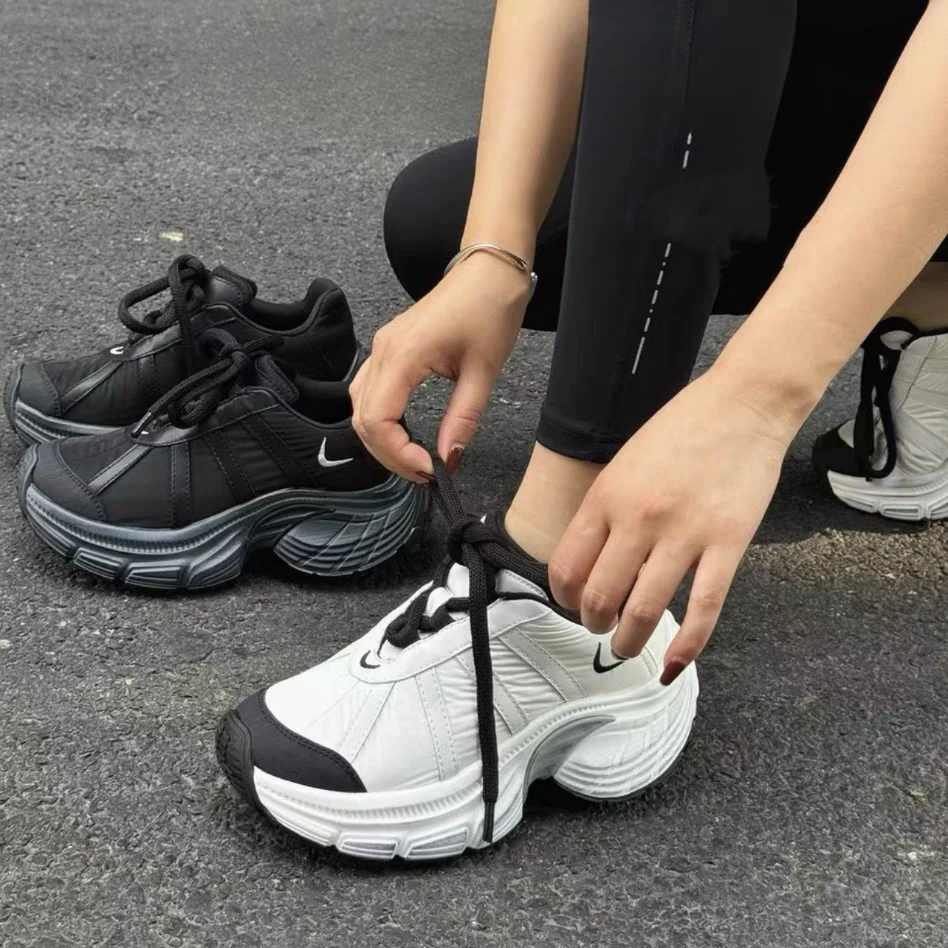 【千姿鸟】老爹鞋女2025春季新款小白鞋厚底学生轻便运动休闲鞋潮