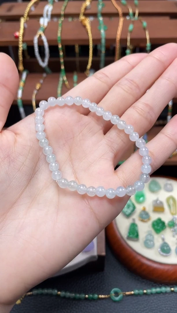 【闪购商品】翡翠套链未镶嵌一个  JK238