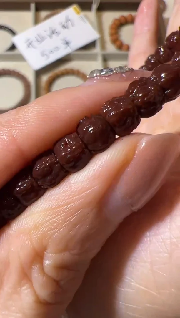 金刚菩提手串精挑龙切佛手108长串