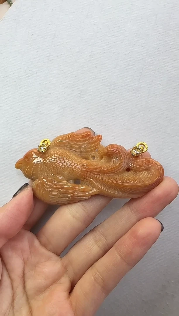 颈饰未镶嵌翡翠国风翡翠