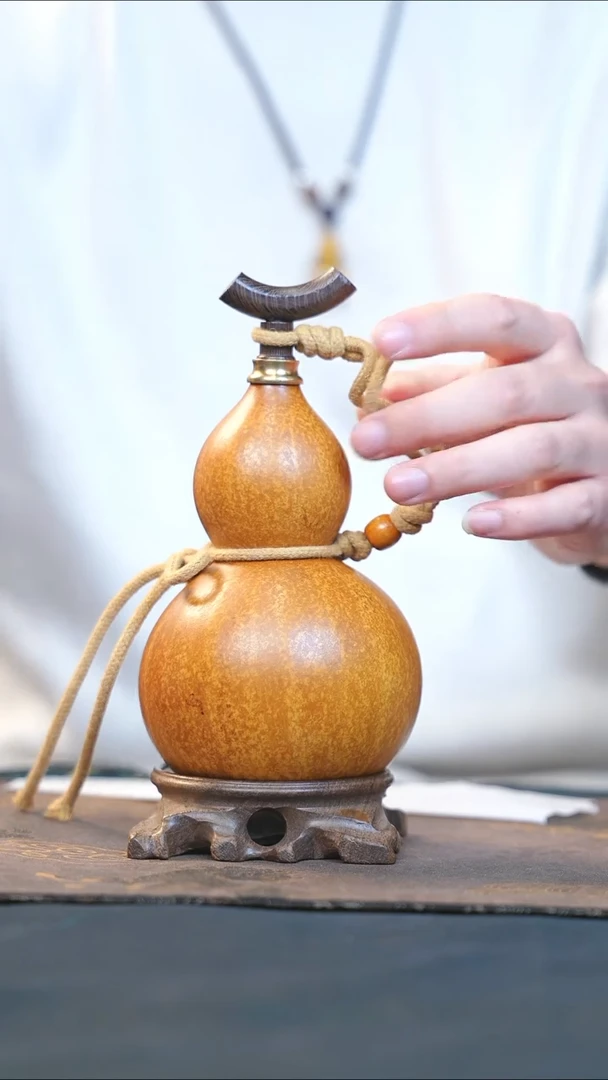 【闪购商品】RT179原皮中容量酒葫芦随缘发