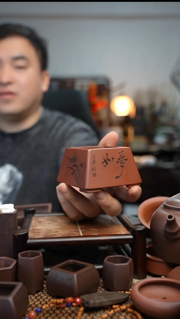紫砂花盆長木軒精品紫砂