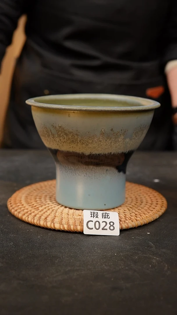 【闪购商品】瓷片泥028泥手工花盆口13高13