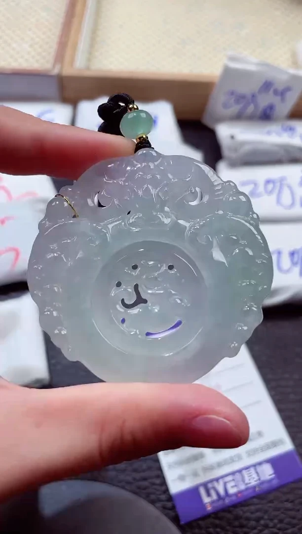 翡翠未镶嵌颈饰00006274
