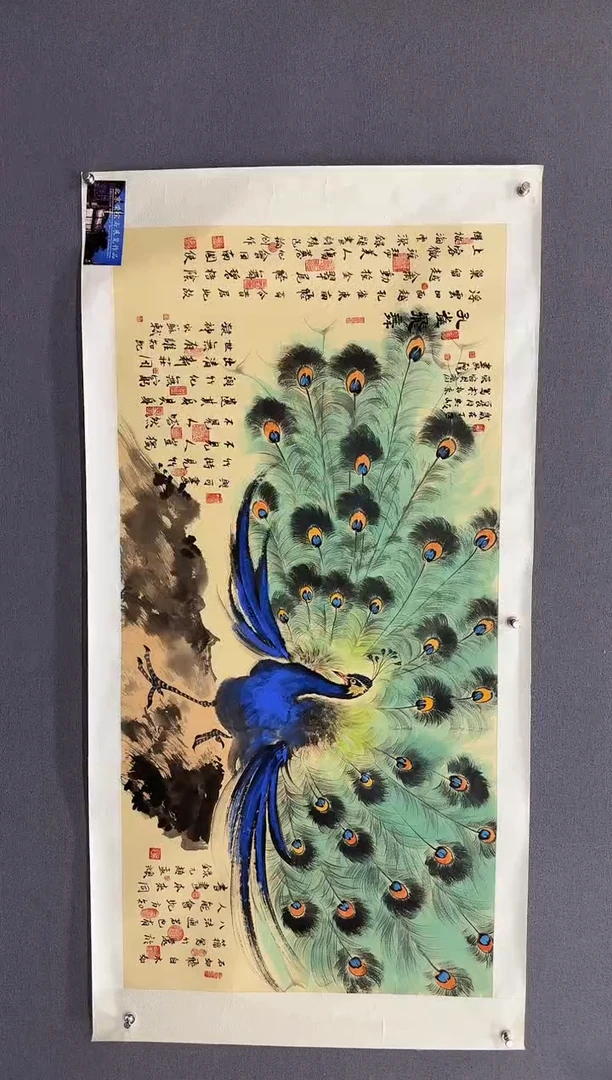 国画周虹岐-国画花鸟8平尺