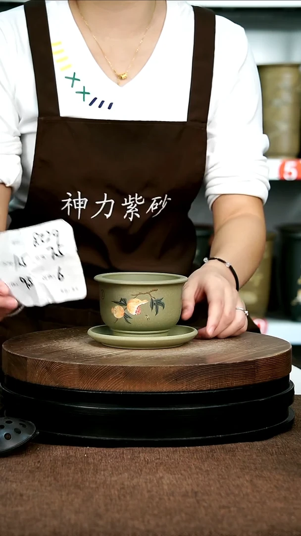 紫砂花盆花卉园艺8329+Z