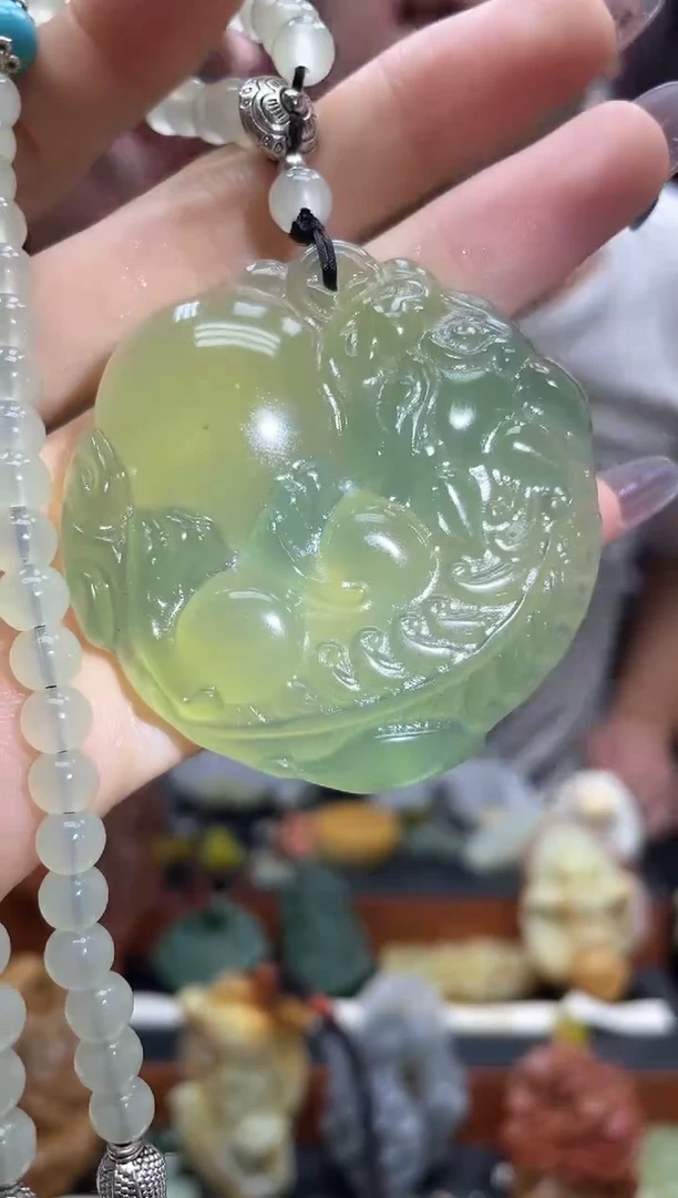 未镶嵌岫玉吊坠多样性发货*拍一发一