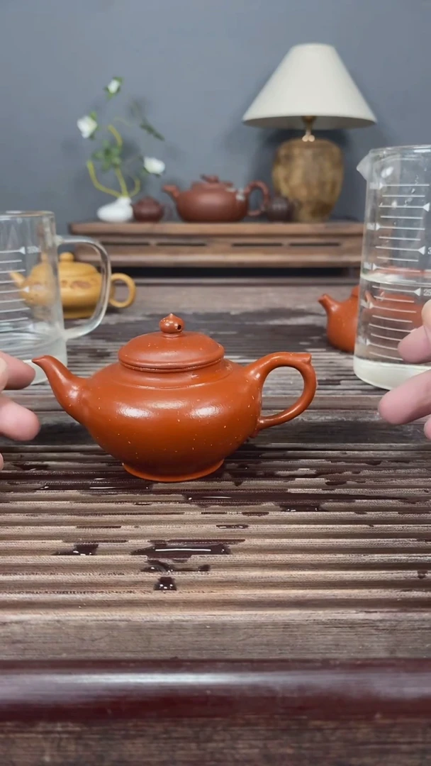 茶壶紫砂孟臣朱泥笑樱