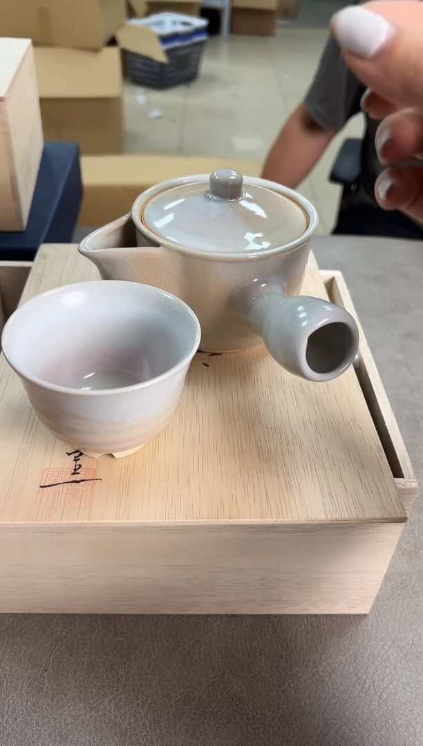 一壶五杯 皮小桃瓷器 都是大漂亮