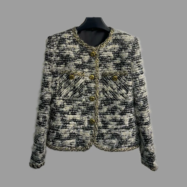 【FRANCEB BALIYA】气质加厚百搭简约个性休闲轻奢小香风外套