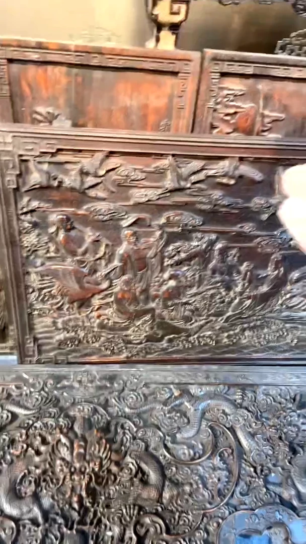 【闪购商品】木紫檀雕刻一物一拍一直播为准