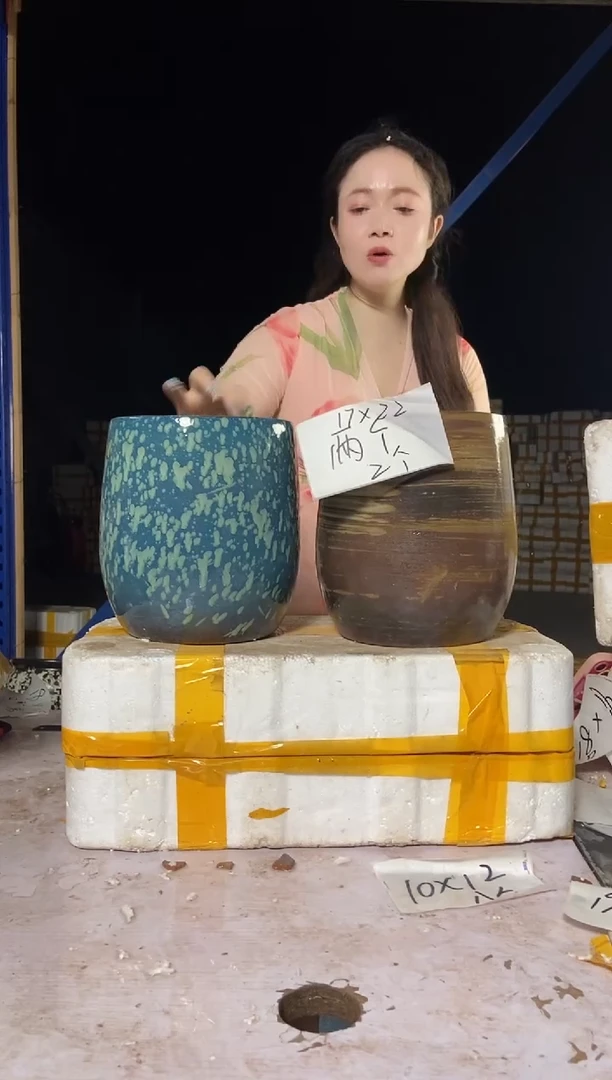 宜兴紫砂粗陶花盆17/22