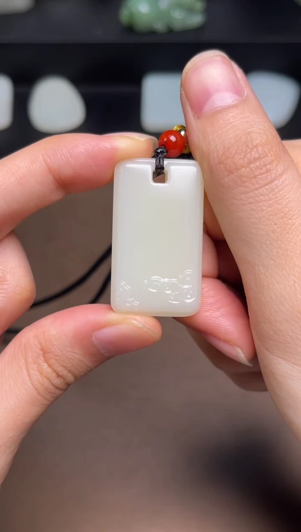 和田玉未镶嵌颈饰27