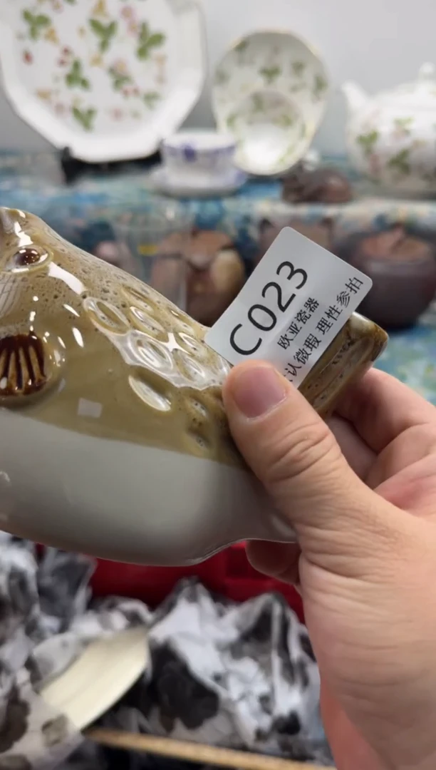瓷片屋***猫瓷片瓷片   C023