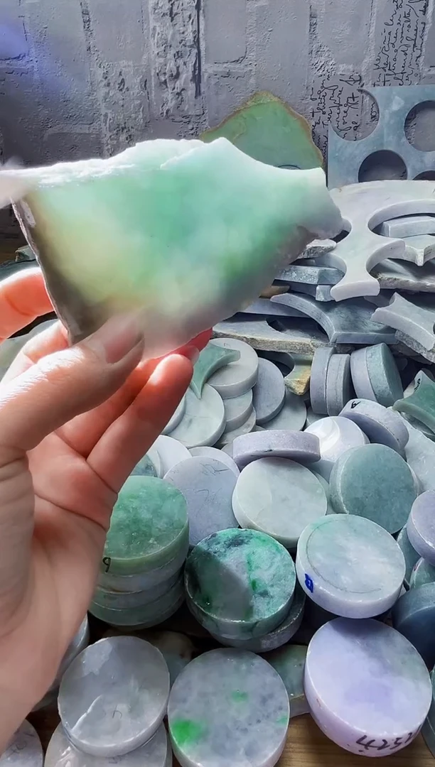 裸石翡翠天然翡翠A货 南 466
