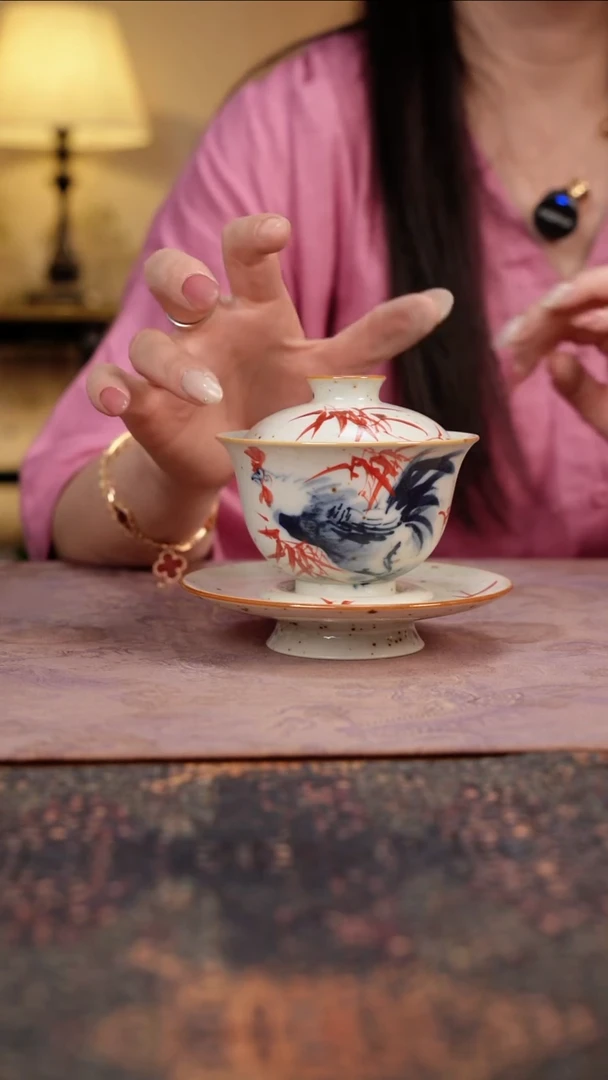 杯景德镇陶瓷杯碗柴烧多人