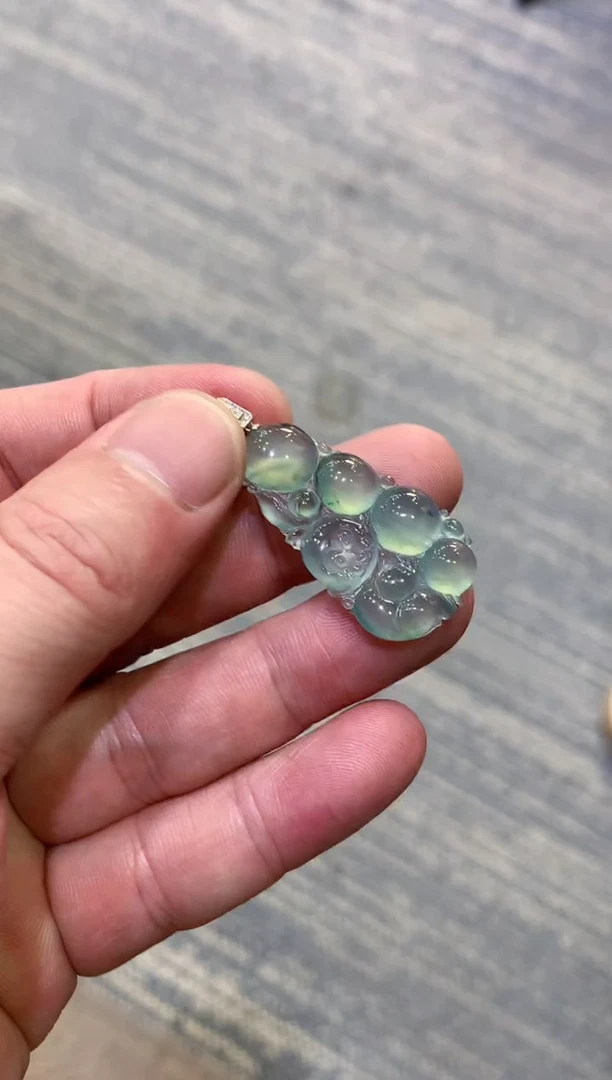 颈饰未镶嵌翡翠天然A货翡翠