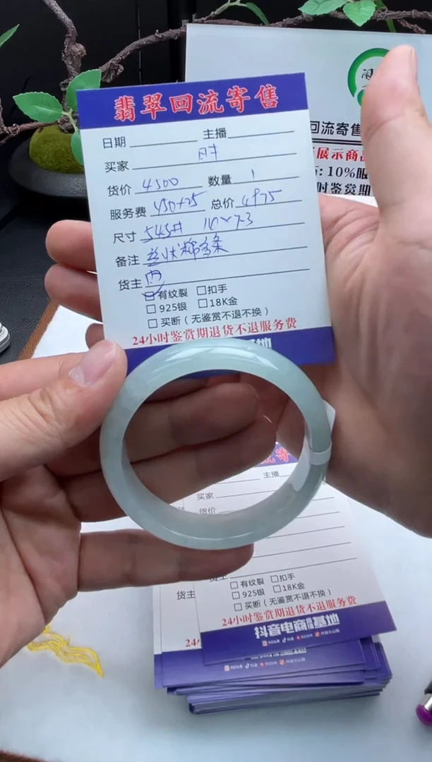 【闪购商品】翡翠手镯未镶嵌手镯