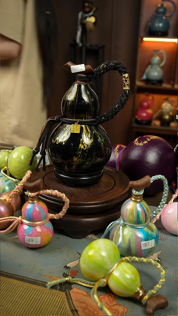 509号400ml左右非遗大漆酒葫芦