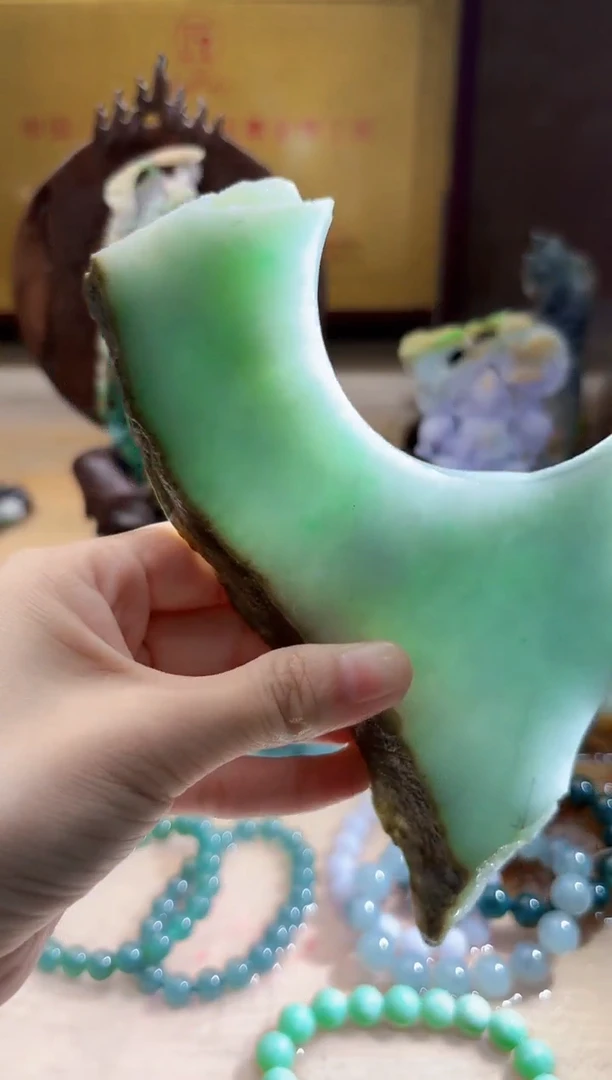未镶嵌挂件翡翠A货柠优6251