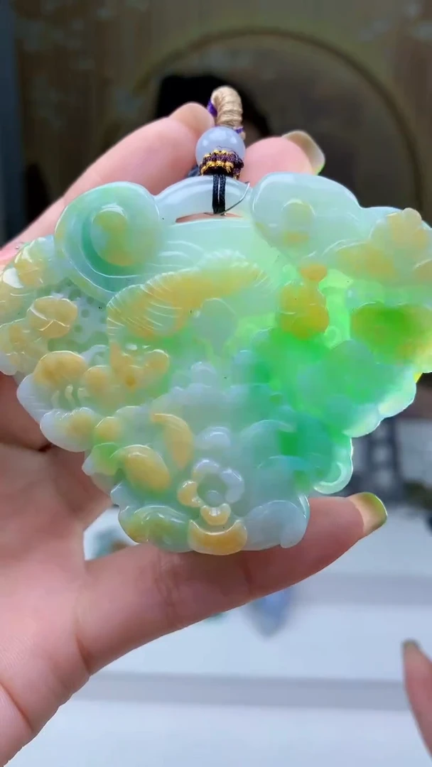 未镶嵌定制翡翠八**君5158ry-毛货挂件