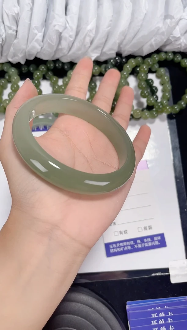 未镶嵌东陵石东陵玉122 蓝调绿 63-64