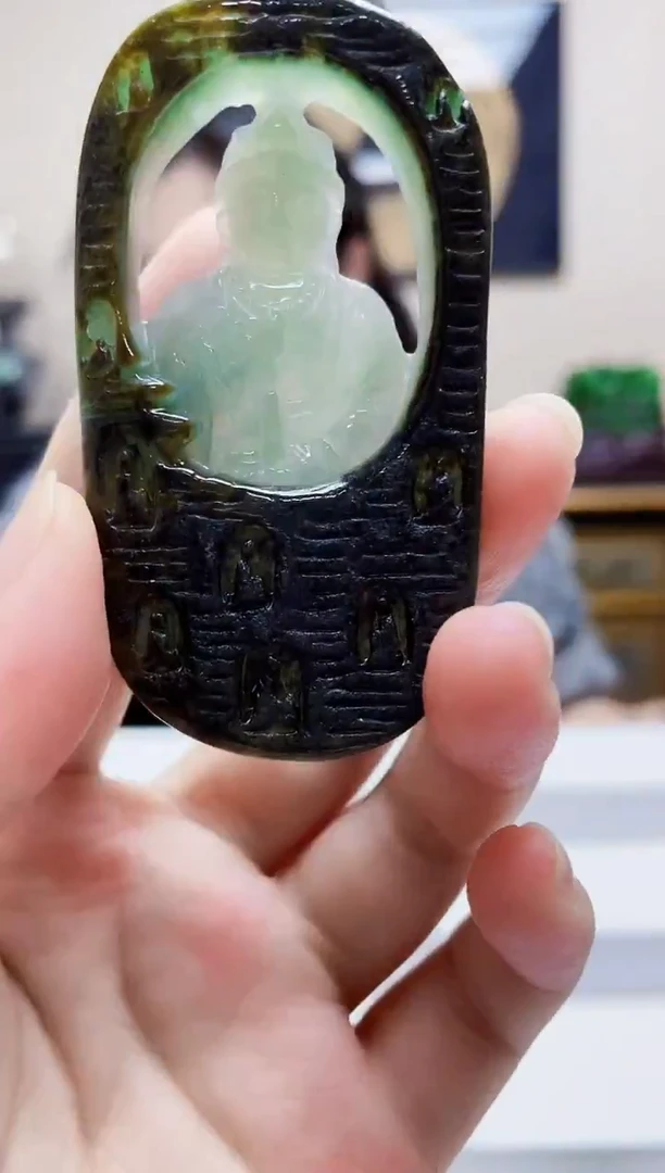 未镶嵌定制翡翠吊坠51