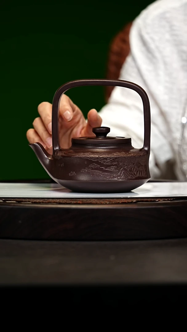 宜兴原矿高端紫砂 极紫泥300cc