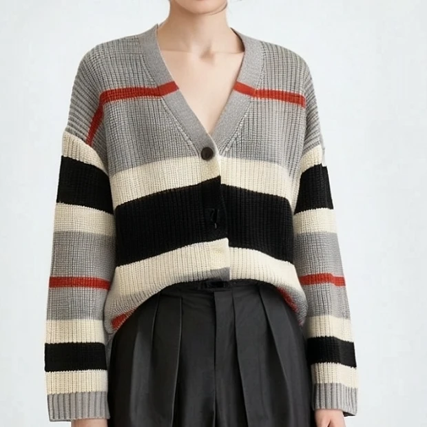 包嫂-【20229195】2025毛衣打底衫chic女春秋内搭长袖针织上衣百搭