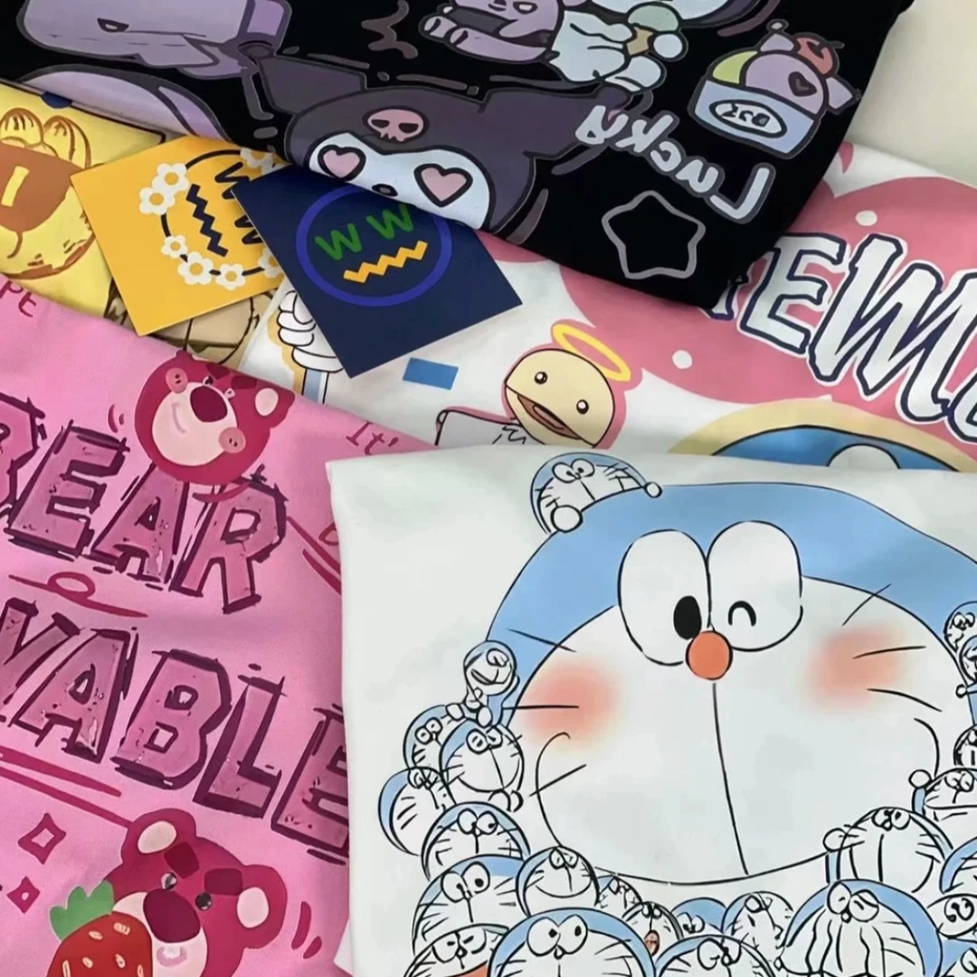 【嘉嘉】集合链接-设计感小众宽松港味时尚多巴胺穿搭短袖t恤