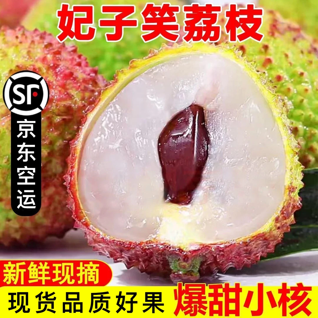 【现货包邮】正宗海南妃子笑荔枝当季新鲜水果核小肉多精选大果
