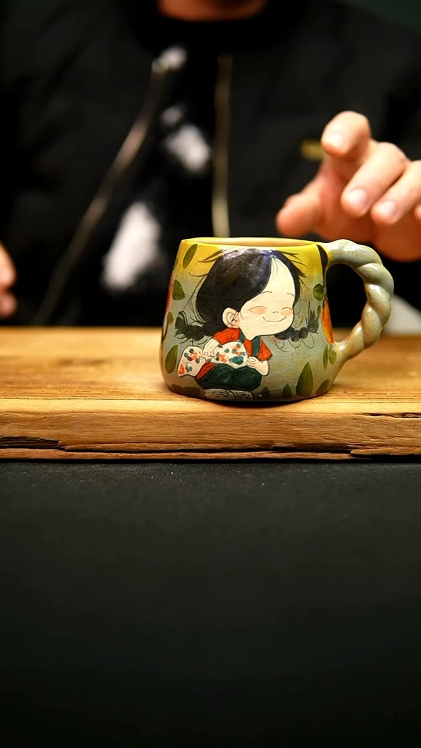 @@陶园瓷舍@@纯手工手绘@高温釉下彩