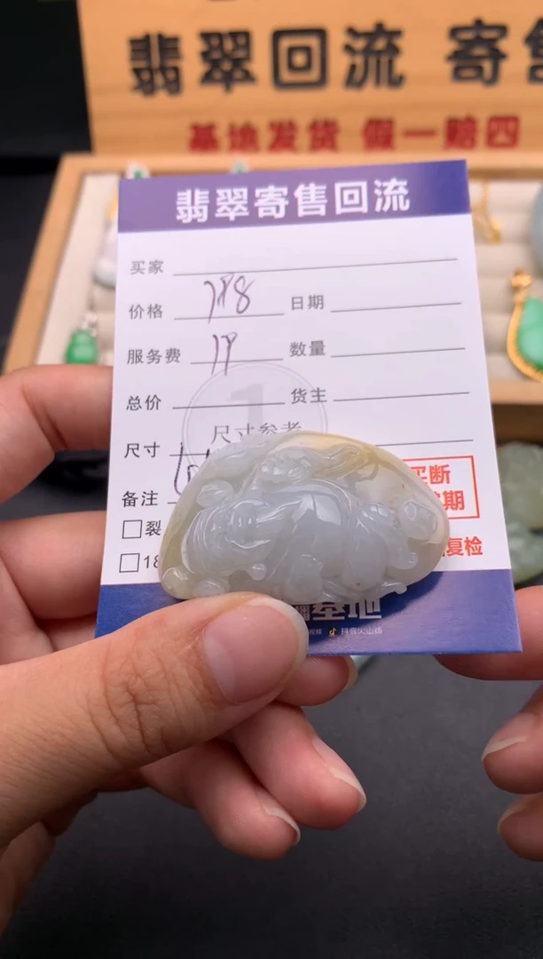 颈饰未镶嵌翡翠10146099