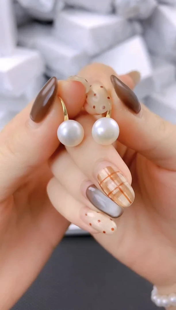 未镶嵌耳饰淡水珍珠ed1032