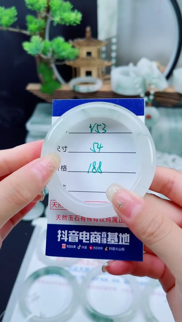 未镶嵌手镯石英质玉（天山翠）53