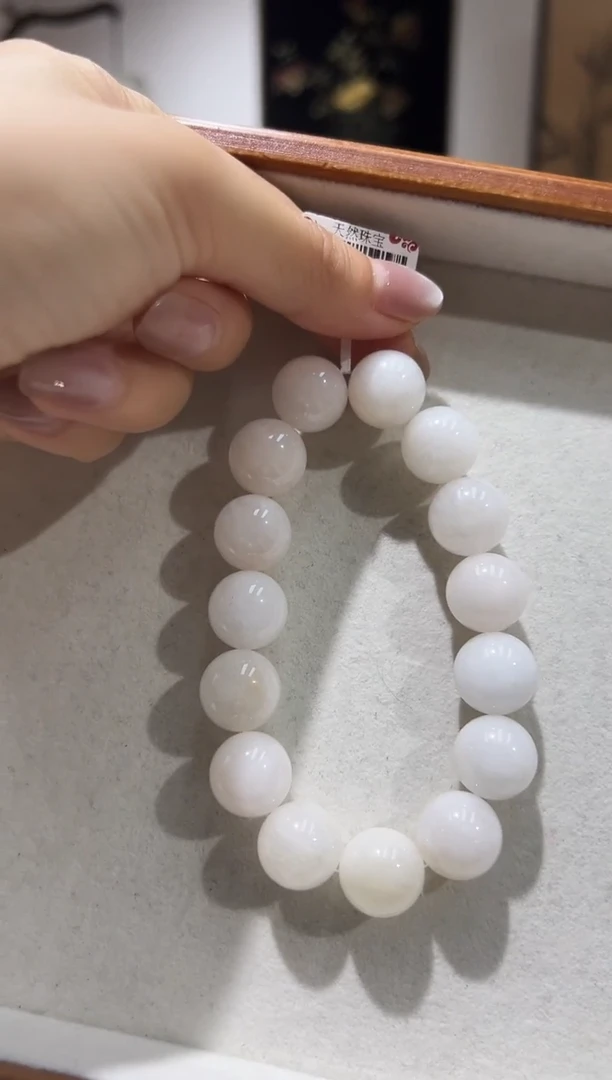 水晶手串未镶嵌MJJZBXL3777白兔毛水晶手串14+多样性发一