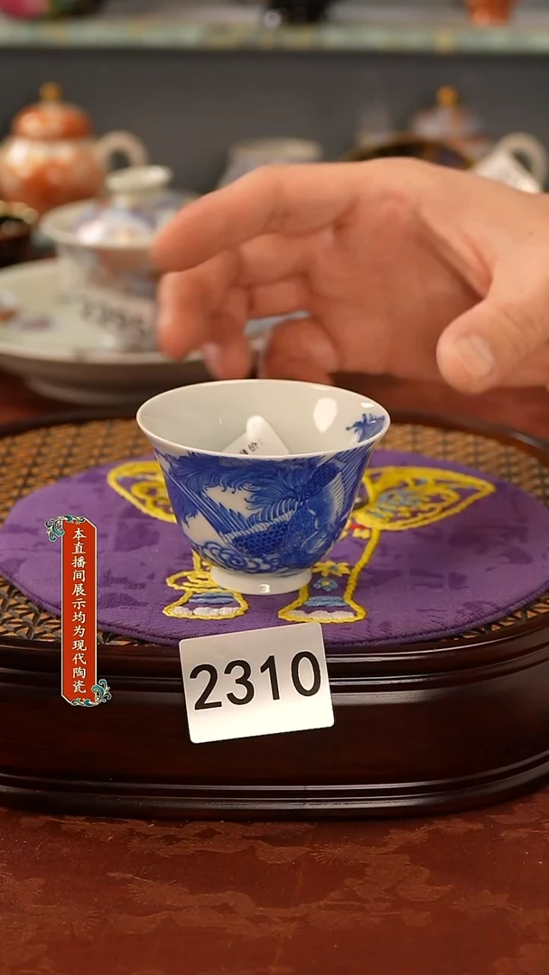 瓷片景德镇手工手绘2310