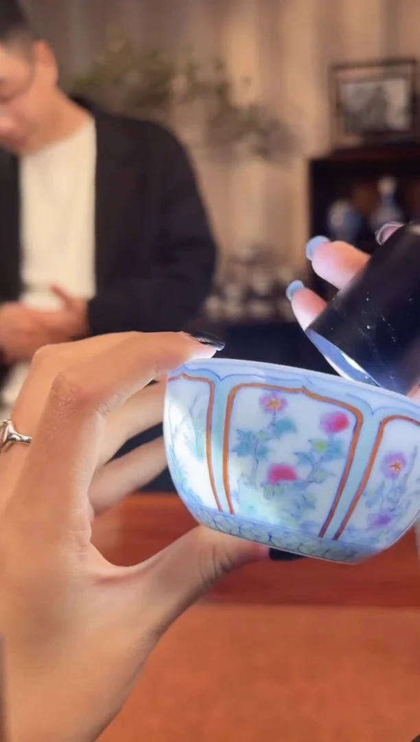 【闪购商品】其他景德镇斗彩花卉杯