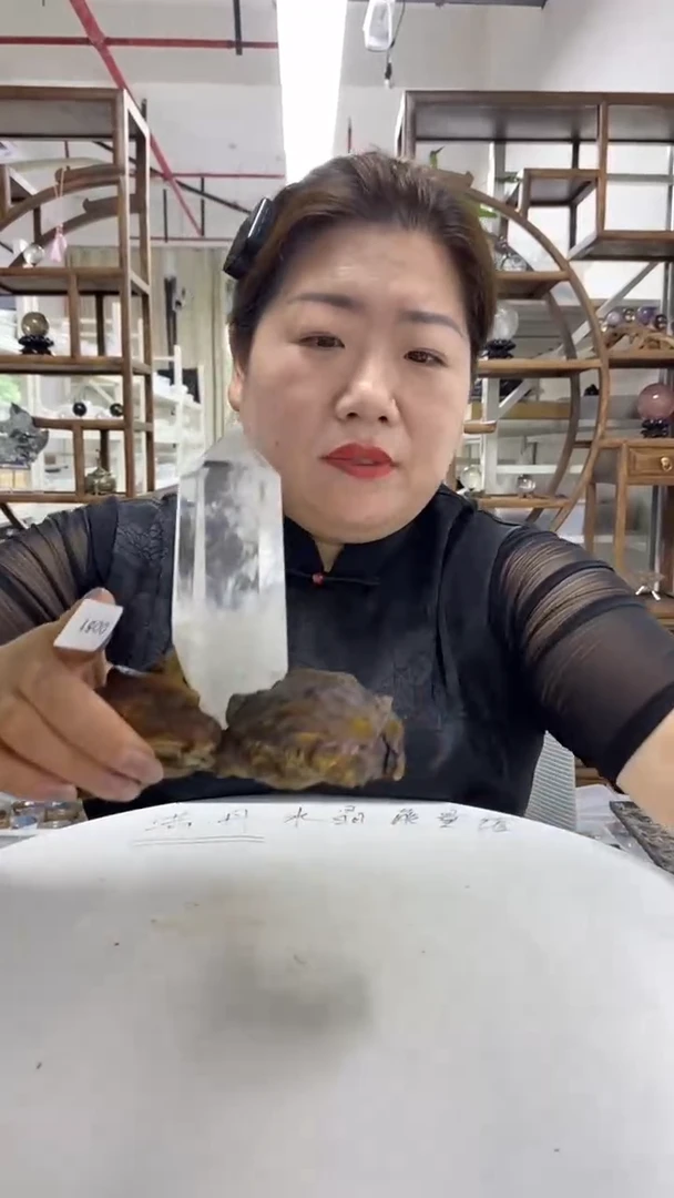 水晶珠宝半成品未镶嵌白水晶柱子D51