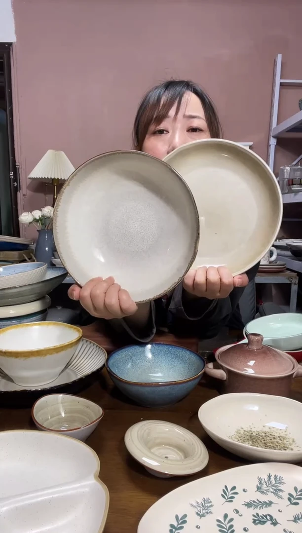 瓷微瑕（2个装）天使面碗套装