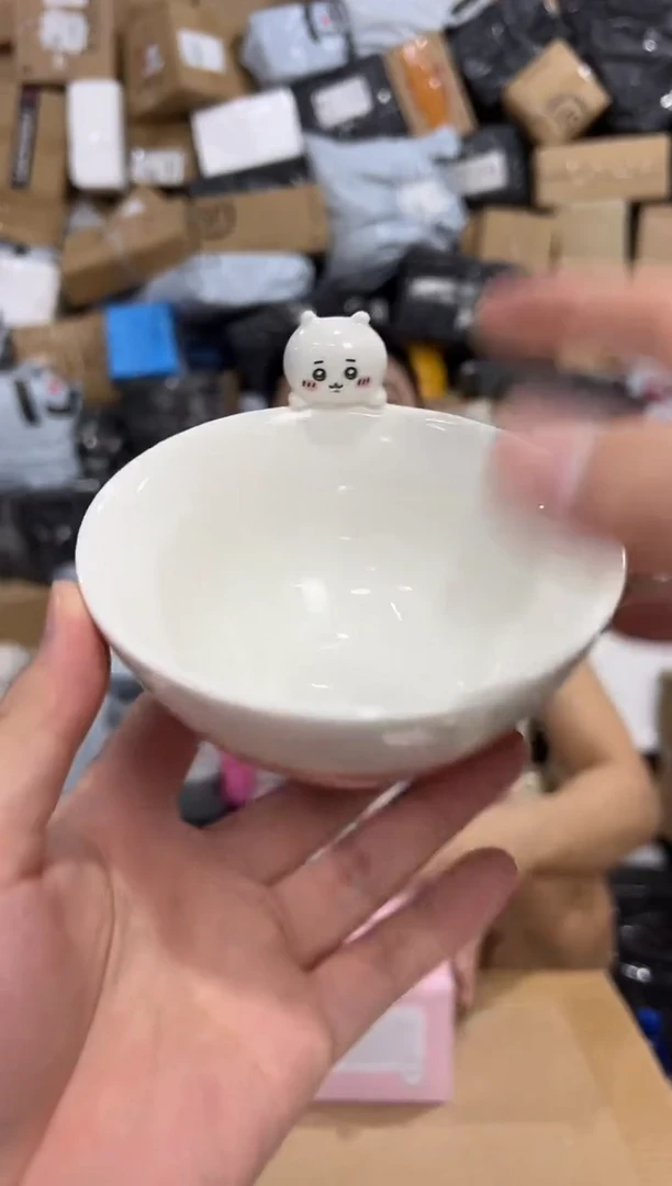瓷片原盒吉伊公仔碗
